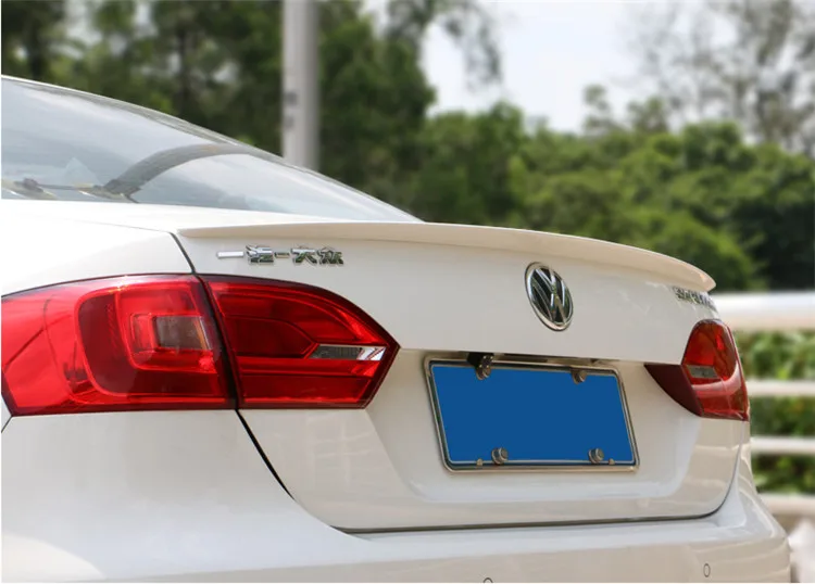 Автомобильный задний спойлер для Jetta 2013 года из АБС материала грунтовка заднего