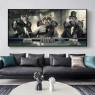 Современные курительные очки музыка хип-хоп обезьяна Картина на холсте большие настенные картины постер и печать для украшения дома