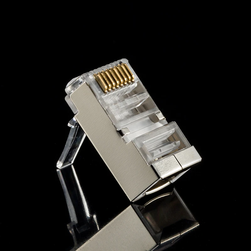 Модульные штекеры RJ45 8P8C экранированный разъем отверстия для штырьков 1 3 мм