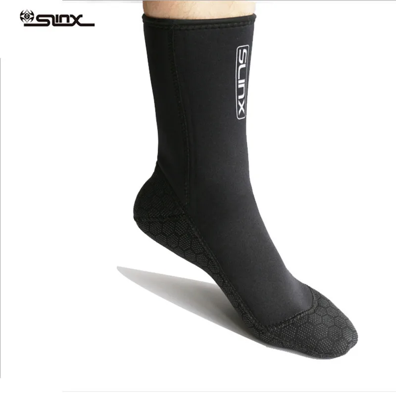

SLINX Swimming Socks Scuba Wetsuit 3mm Neoprene Diving Socks Prevent Scratches non-slip wear-resistant Warming Snorkeling Socks