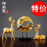 deer ornaments creative home furnishings indoor living room wine cabinet tea table tv cabinet porch room layout