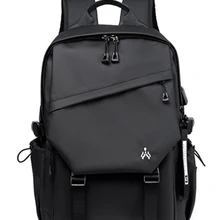 Casual 15.6 inch Laptop Backpack For Men Splashproof Oxford USB Charge Male Mochila 27L School FashionTravel Anti Theft Bags