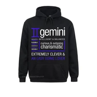 long sleeve hoodies mens sweatshirts gemini sign shirt funny astrological zodiac birthday gift unique sportswears cute