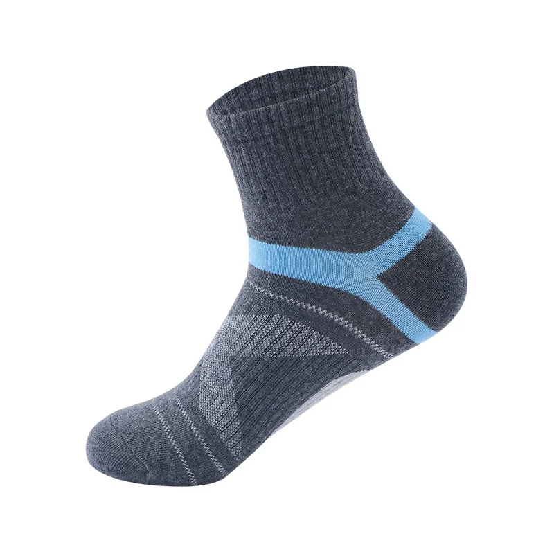 High Quality Combed Cotton Mens Socks 2021 New Casual Breathable Active Socks Men Stripe Sports Socks Size EU38-44 Hot Sale Sox