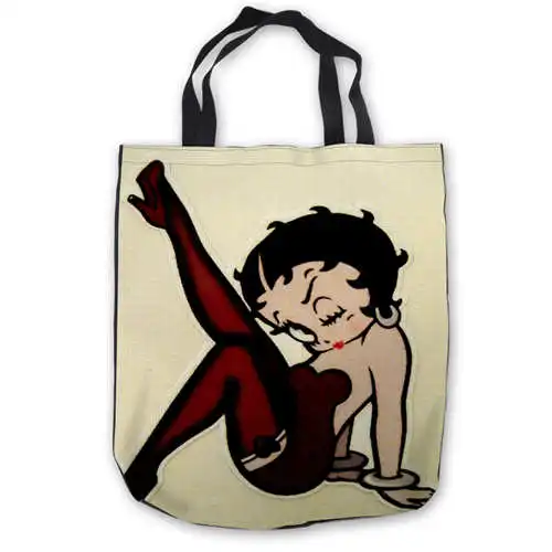 Изготовленный На Заказ Холст betty boop variant (1) ToteBags ручные сумки сумка для покупок