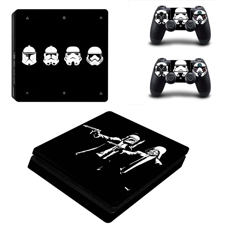 PS4 Slim sticker s Star Wars PS 4 Play station виниловые наклейки для playstation консоли и