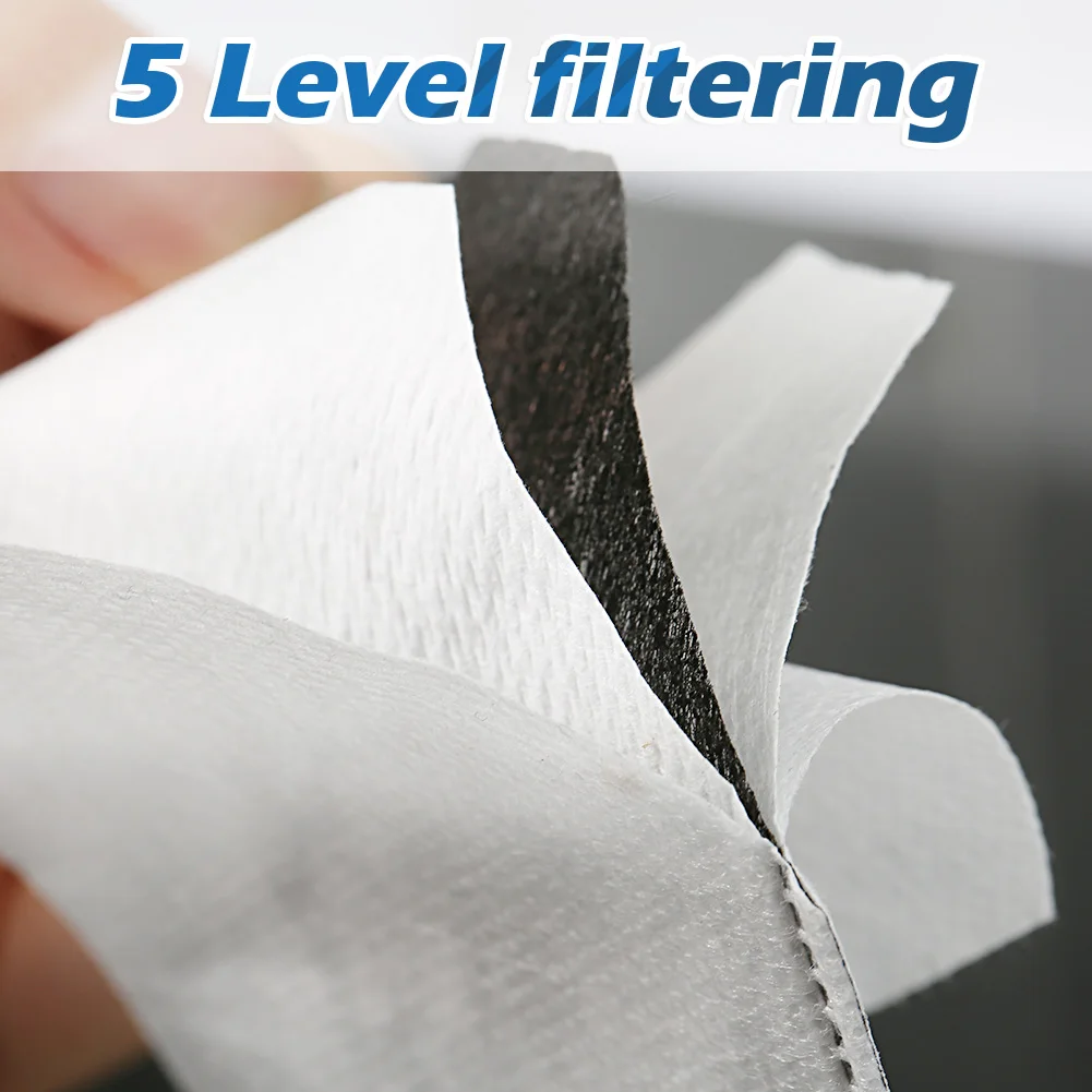 

10/20/30/50/100Pcs PM2.5 Protective Filter 5 Layers Replaceable Anti Haze Filters for Outdoors SAL99
