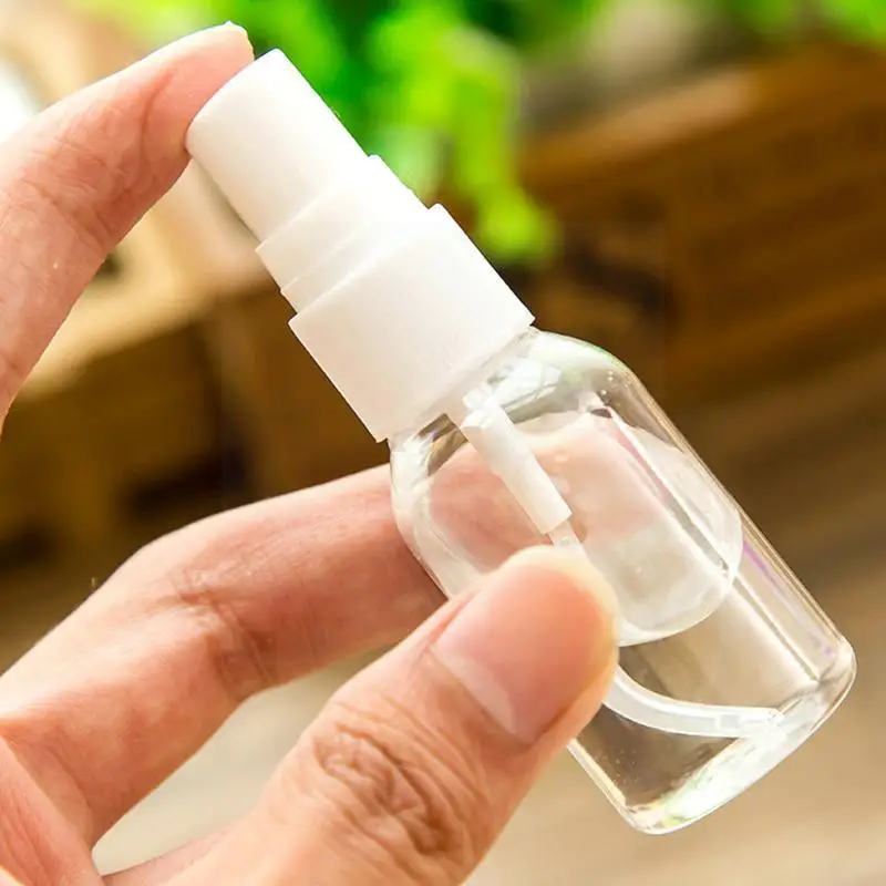 

New 5/10 Pc 30ml Portable Refillable Essential Oil Plastic Transparent Atomizer Bottles Bottle Liquid Sprayer Spray Makeup Q8n4