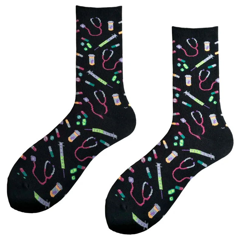 

Men's Socks Classic Hospital Equipment Men's Socks Personality Creative Cotton Men Socks Classic Hospital Equipment Male Socks