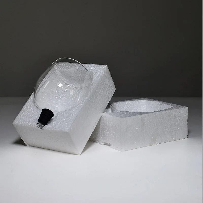 Креативный бокал для вина Хрустальный Бокал красного прямоугольный поток пробка