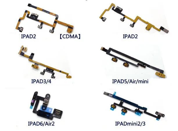 Новинка Кнопка регулировки громкости Замена гибкого кабеля для ipad mini 2 3 4 6 5 AIR |