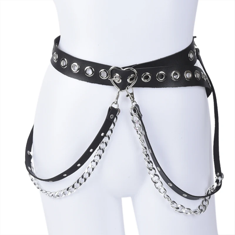 1 шт. для женщин Готическая обувь в стиле панк В форме сердца Форма пояс уличный