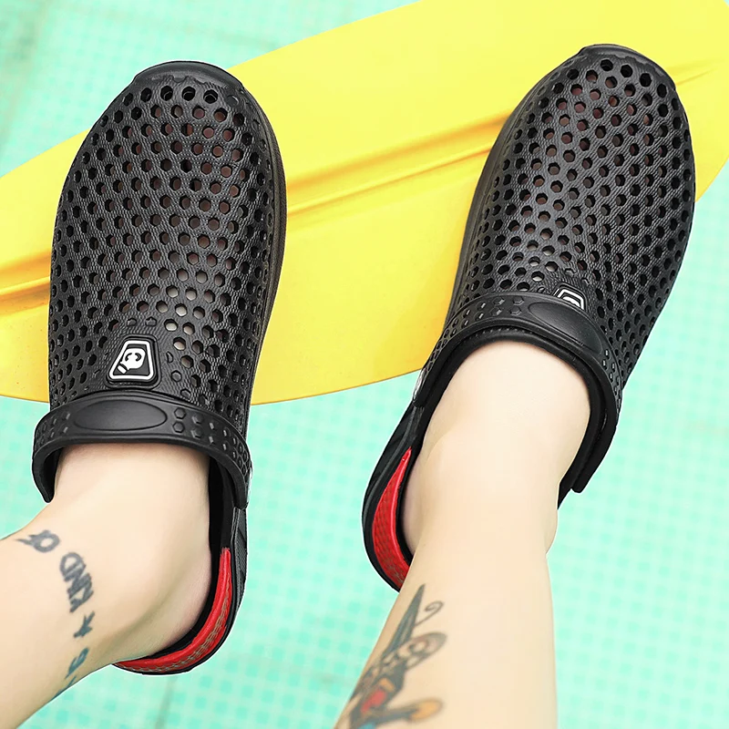 Оригинальные Классические слипоны садовые Туфли-сабо мужские быстросохнущие