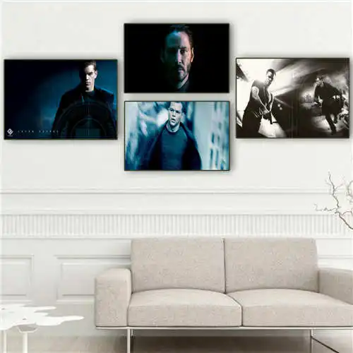 На заказ холст плакат делает-Джейсон-Борн печать плакаты ткань настенные
