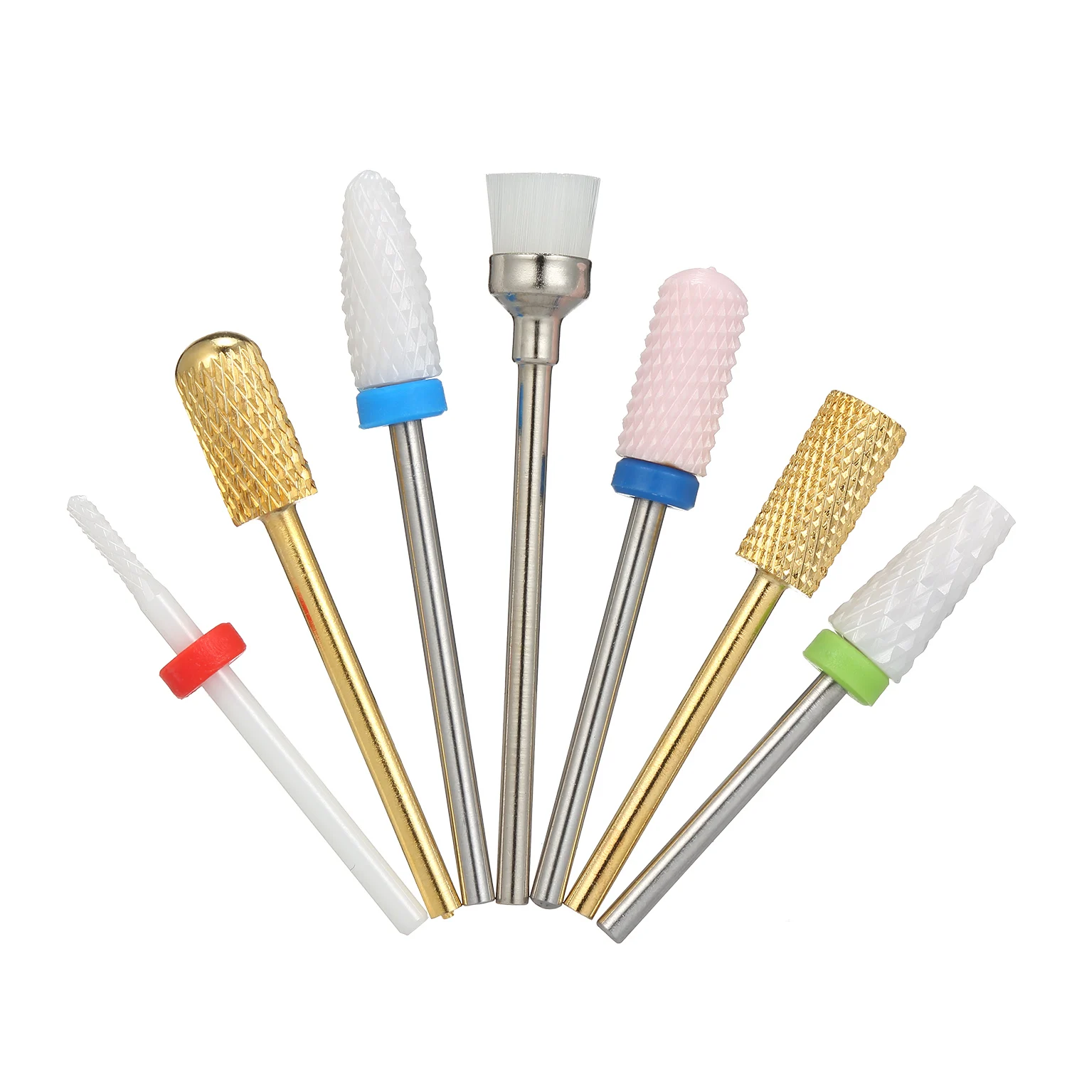 Набор сверл для ногтей 7 шт. сверла инструмент маникюра и педикюра дизайна кисть