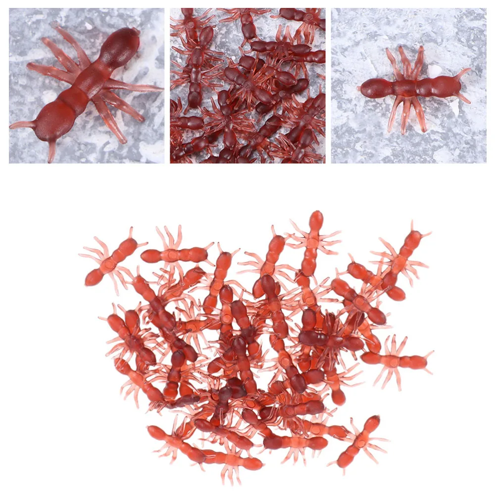 

100pcs Simulation Ants Fake Ants Interesting Prank Toys