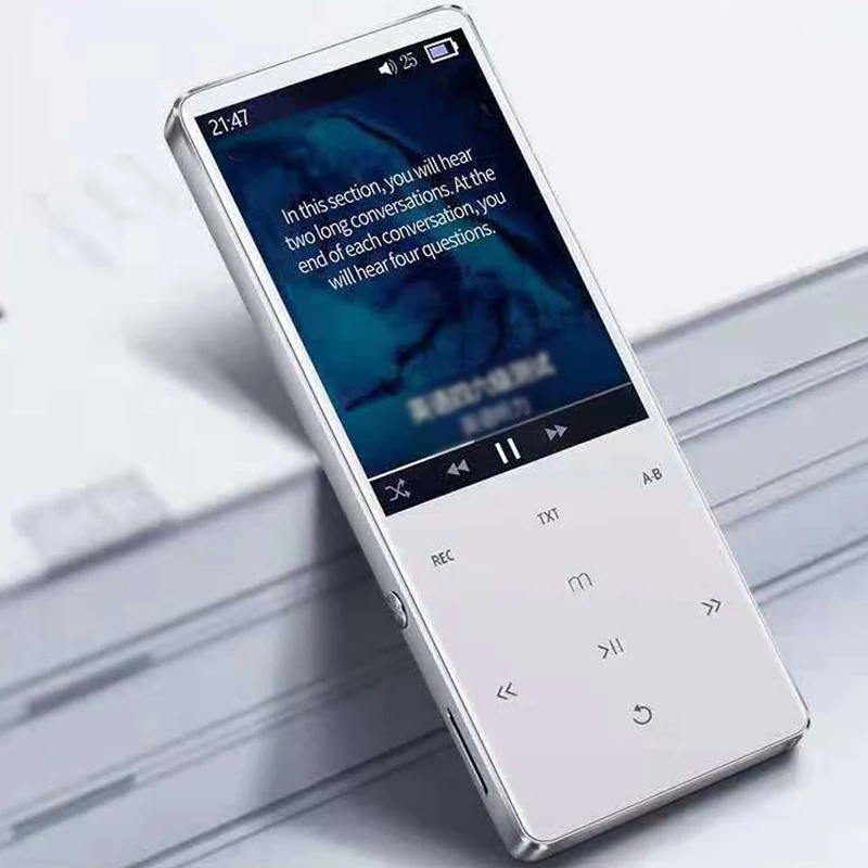 Музыкальный проигрыватель X8 с металлическим сенсорным экраном MP4 и Bluetooth для