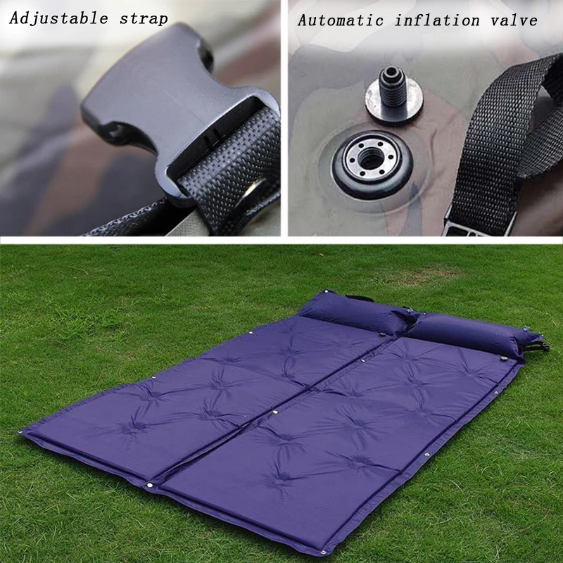 Надувная подушка для улицы одинарная может быть сшита складная камуфляжная