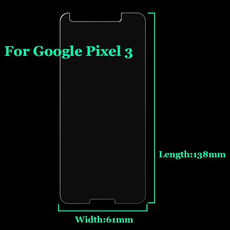 1 шт./2 шт. 9H 2.5D закаленное стекло Защита экрана для Google Pixel3 5 4 дюйма/Pixel 3 XL 6 2 дюйма