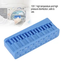 3 blue dental root canal measuring synthetic plastic mini autoclavable endodontic block files dentist instrument ruler equipment