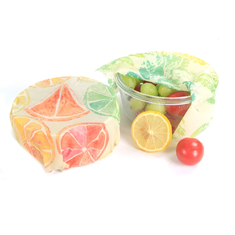 Хлопковое многоразовое Силиконовое обертывание уплотнение для сохранения