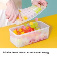 ice tray quick freezer frozen ice cube mold ice box silicone frozen ice with lid homemade large refrigerator