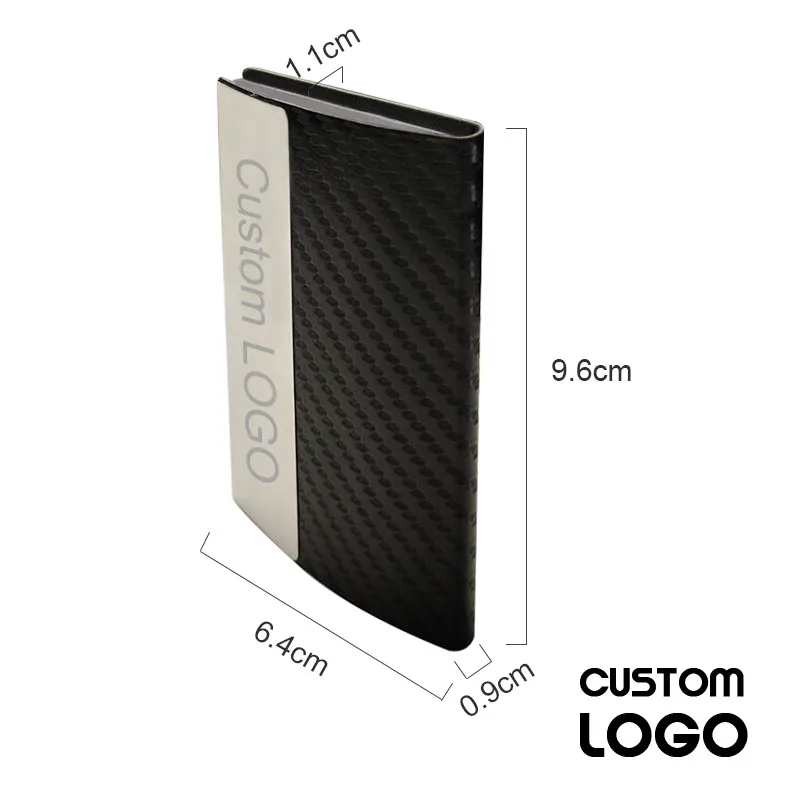 Высокое качество Бизнес держатель для карт выгравировать с возможностью