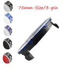 4 шт. 75 мм Новый черный синий автомобильный Стайлинг женский значок для крышки для Mercedes Benz W205 W204 A1714000025 автомобильные аксессуары