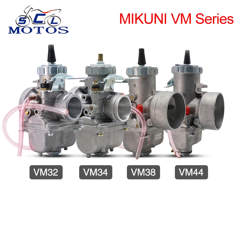 Sclmotos- VM32-33 VM34-168 VM38-9 VM44-3 мотоцикл Mikuni Round Slide VM Series карбюратор для мотокросса эндуро 2T/4T Racing