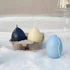 Новинка, пасхальное 3D яйцо, форма для свечей ручной работы, инструменты для выпечки из искусственной смолы, силиконовая форма для мыла, украшение для дома