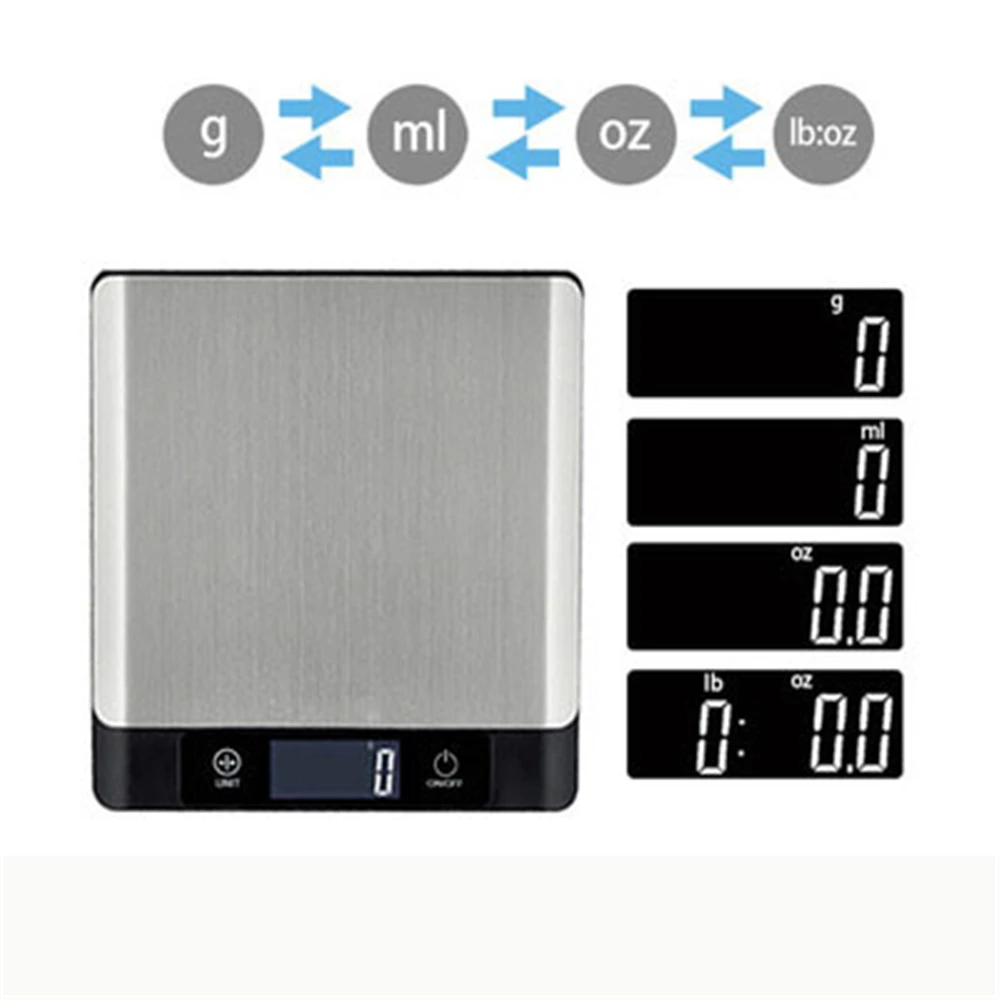 Электронные весы для выпечки с ЖК дисплеем 5 кг/1|Кухонные весы| |