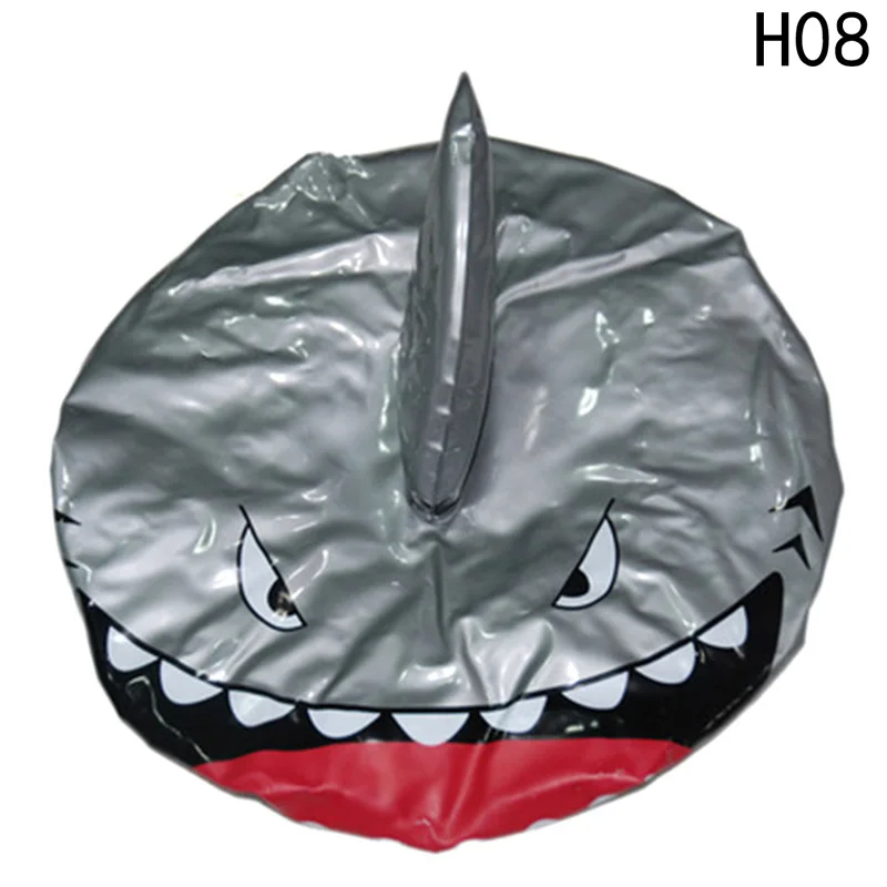 HG10229H08 Милый мультфильм животных дизайн водонепроницаемый ПВХ эластичный спа шапочка для душа колпак для ванной шапочка для душа протектор шапки продукт для ванной - Цвет: HG10229H08