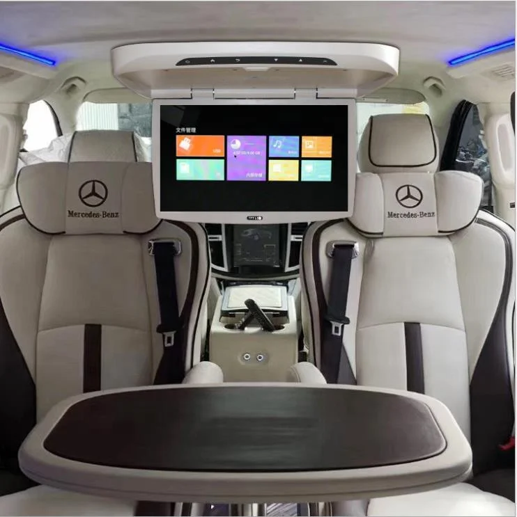 

19inch Screen Android Flip down monitor Car Ceiling Mounted Monitor Bus LCD TV with MP5 USB