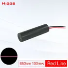 Лазерный модуль с красной линией, 100 нм, МВт, регулируемая ширина, сталь, дерево, маркировка, локатор, сварочный лазер, сканирующий эмиттер