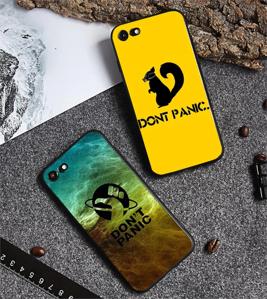 Чехол для телефона с надписью Don't Panasonic черный мягкий чехол iPhone 11 Pro Max 6 7 8plus 5S X XS XR