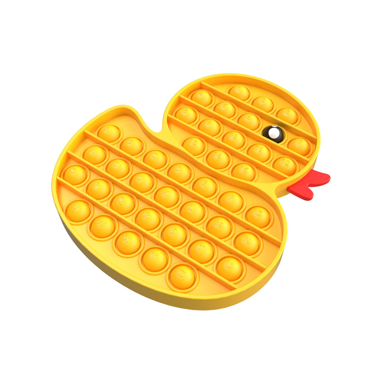 Милая желтая утка в форме популярного спиннера игрушка для снятия стресса