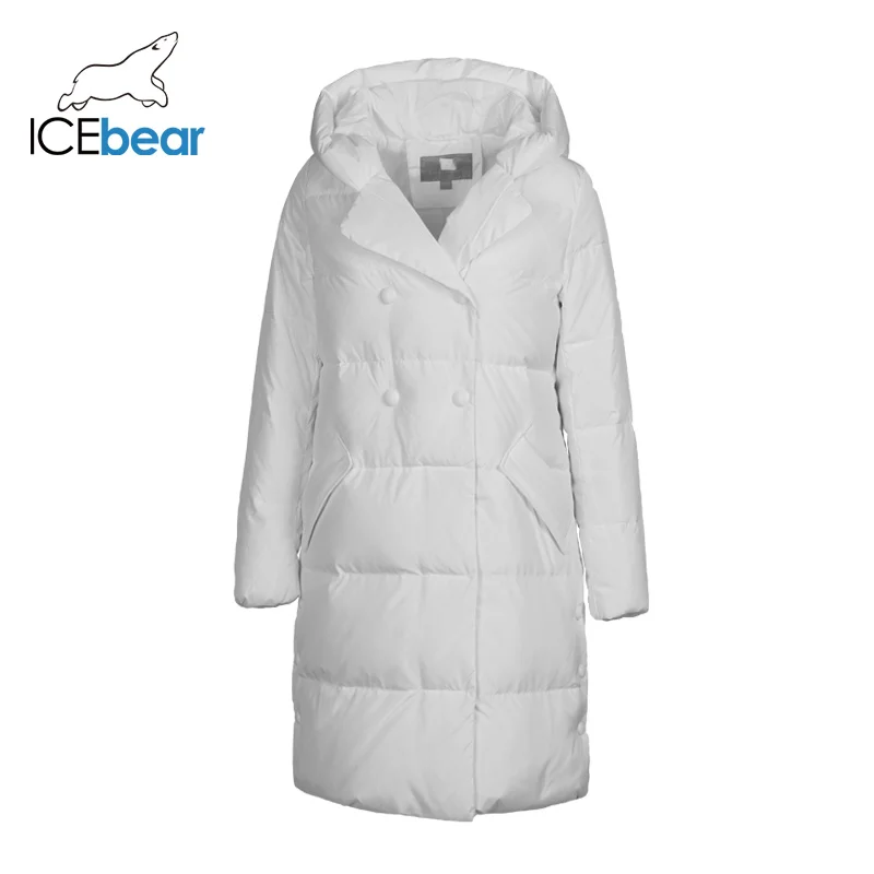 ICEbear Новинка зимний женский пуховик высококачественное теплое Женское пальто Брендовая женская одежда D4YY83015Y
