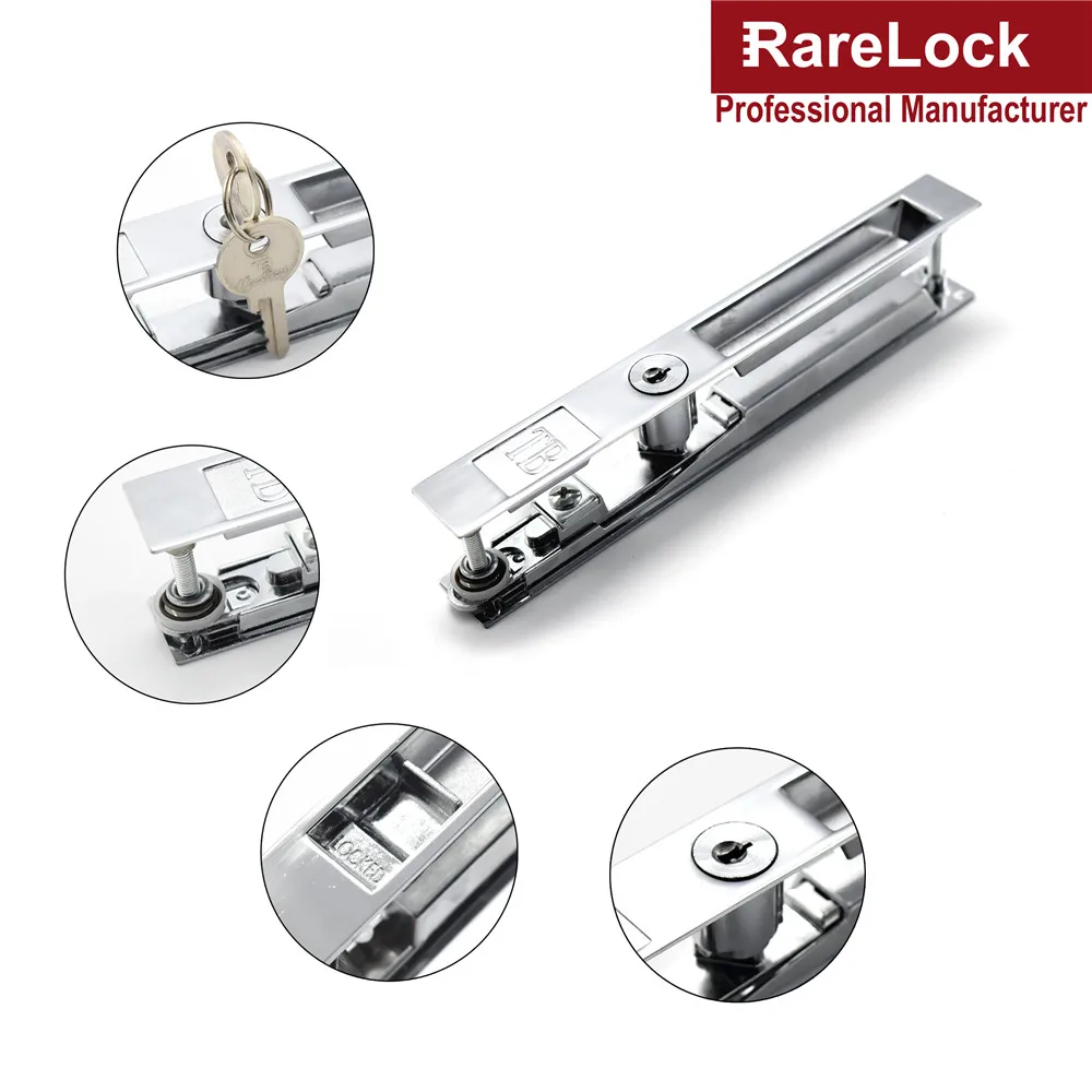 Раздвижные дверные замки из цинкового сплава для современного интерьера дверь