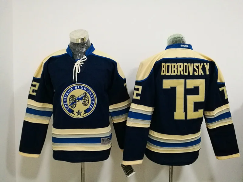 

Custom Personalized Blue Jackets Hockey Jersey Customized High Quality Ice-Hockey Team Jerseys