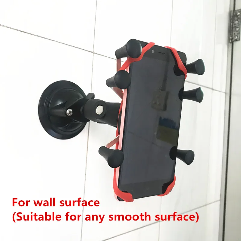 80 мм Диаметр окна автомобиля Поворотный замок на присоске база с 1 дюймовым