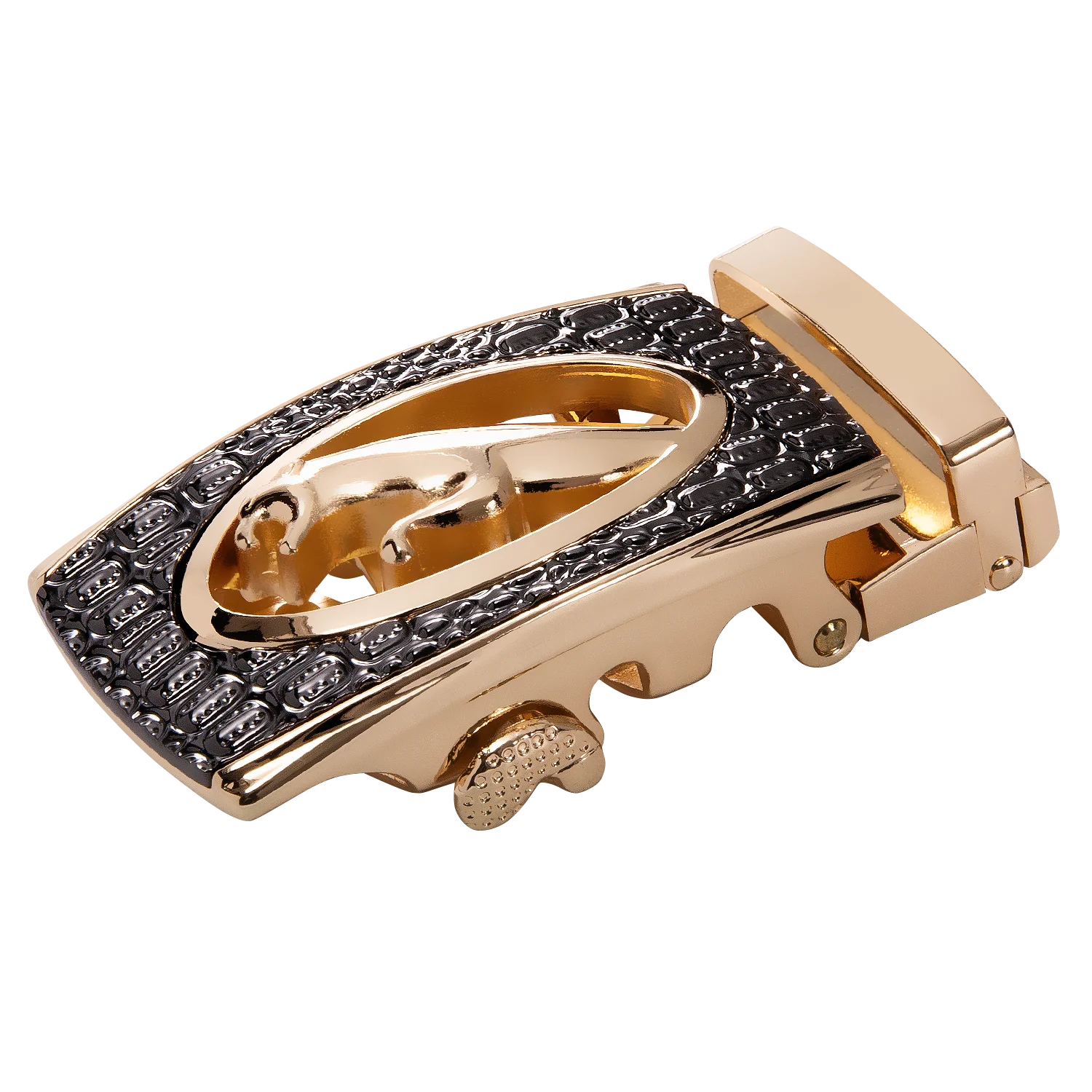 Модная Автоматическая пряжка для ремней с леопардовой головкой 3 5 см храповым