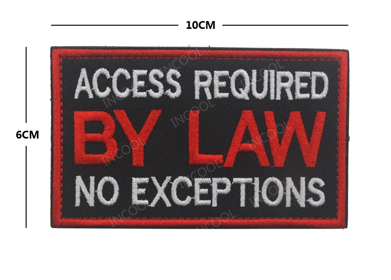 BY LAW 10X6 CM Сервис собака Рабочая обучение вышитые патчи для поддержания боевого духа Патчи ПВХ вышивка значки K9 аппликация "собака" для шлейка для домашних животных - Цвет: BY LAW 10X6 CM