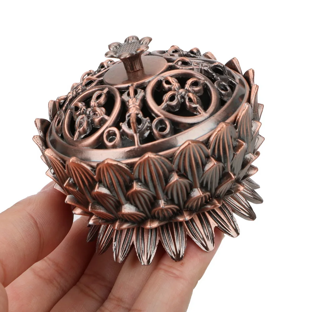 Подставка для курильницы из сплава цинка и меди подставка в форме лотоса