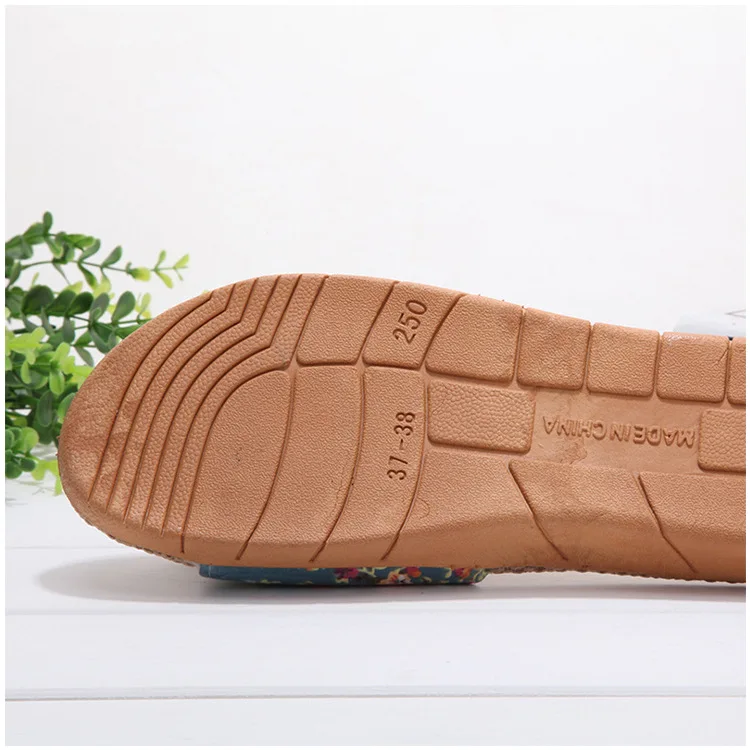 Женские шлепанцы из льняной ткани летние крутые пляжная обувь без шнуровки