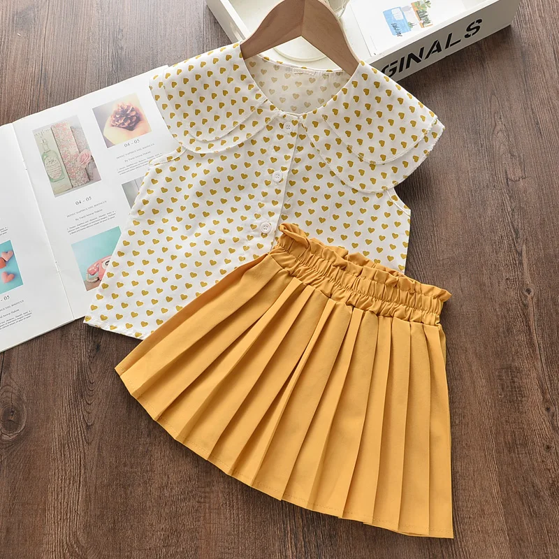 

Bear Leader Girls Dresses Summer New Fashion Clothes for Kid 3-7 Years Lovely Bow-knot Lace Outfits Print Mesh Dress Kid Clothes