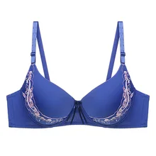 BANNIROU Plus Size Bralette Female Underwear Bra For Woman Push Up Embroidery Floral Lingerie Brassiere Women Underwear Bra (1)
