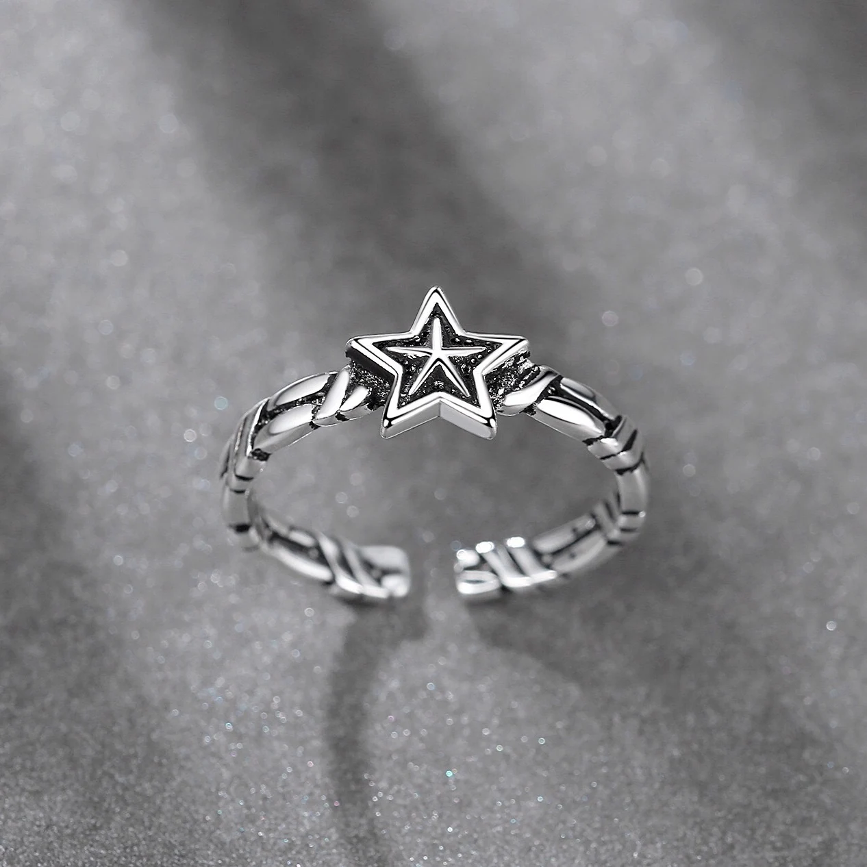 Винтажные дизайнерские регулируемые кольца из стерлингового серебра 925 пробы со