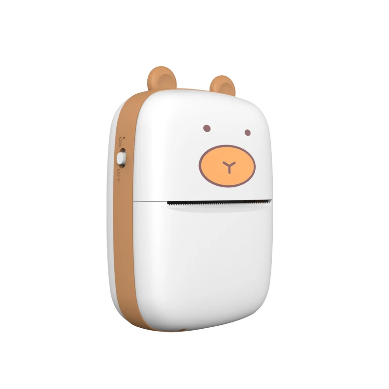 Умный карманный мини принтер bluuetooth беспроводной термальный для учебы офиса