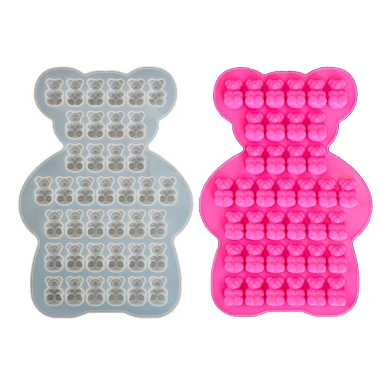 

Bear Epoxy Resin Mold Jewelry Pendant Casting Silicone Mould DIY Crafts Candy Cake Chocolate Baking Tool