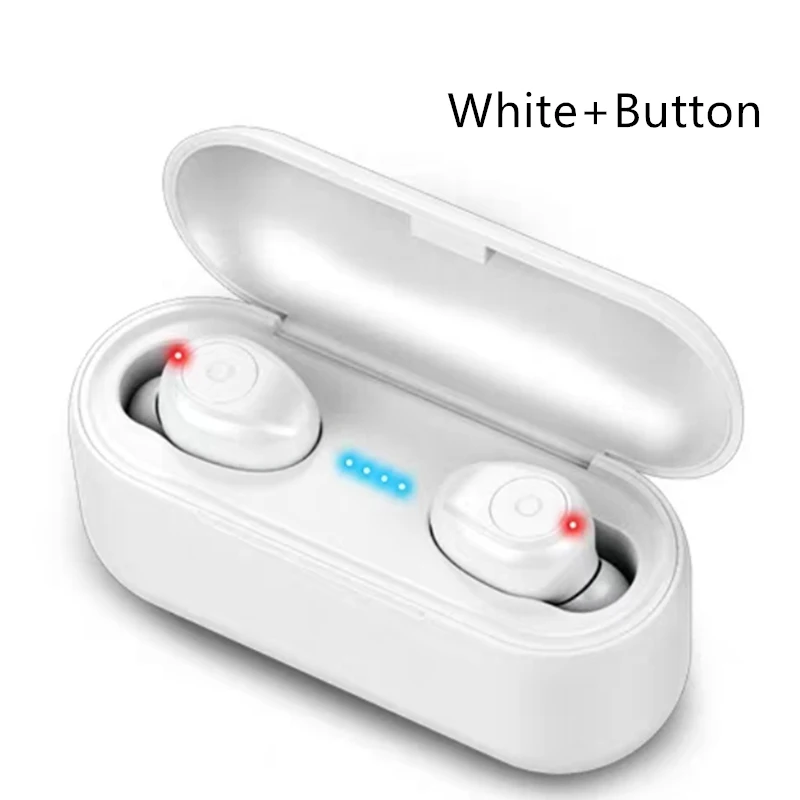F9 TWS наушники беспроводной светодиодный дисплей Bluetooth V5.0 наушники 1200ma внешний аккумулятор водонепроницаемый 5D стерео гарнитура с микрофоном - Цвет: Style C